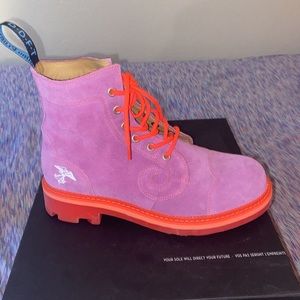 ‘Derby Swirl’ 6 Eye John Fluevog X Anna Sui